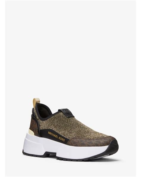 michael kors muse trainer|Michael Kors slip on trainers.